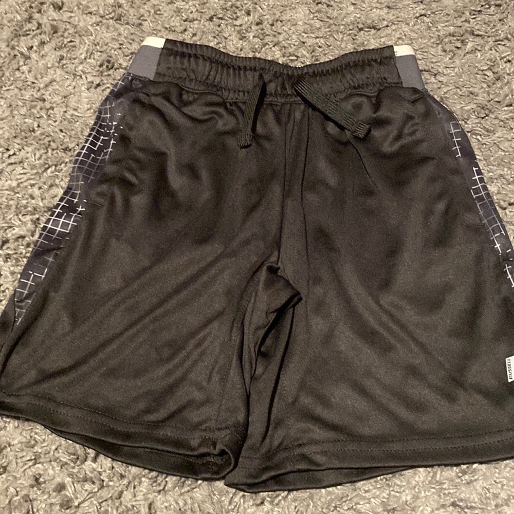 Boys Russel athletic shorts with drawstring waist. Size 8